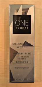 ONE BY KOSE メラノショット ホワイト D 医薬部外品 40g レギュラーサイズ 表面