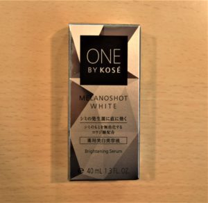 ONE BY KOSE メラノショット ホワイト D 医薬部外品 40g レギュラーサイズ付け替え用 表面